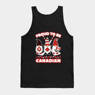 Proud Canadian Gnomes Tank Top